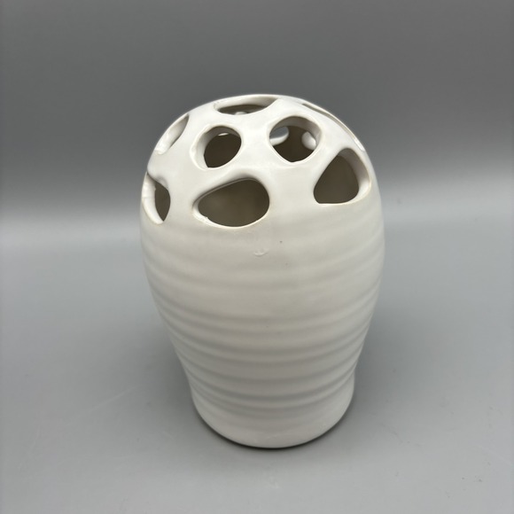 Picasso Modern Art Flower Bud Vase Face Flower Frog - Picture 4 of 8